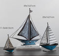 Wrought Iron Sailboat Sculpture - Fa'Ra Way