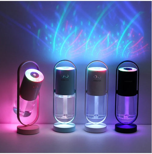 Magic Shadow USB Air Humidifier For Home With Projection Night Lights Ultrasonic Car Mist Maker Mini Office Air Purifier - Fa'Ra Way