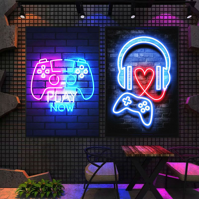 Framed LED Gamer Wall Deco - Fa'Ra Way