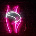 Lady Silhouette LED Neon Sign | Pink Acrylic Wall Art & Glam Bedroom Decor - Fa'Ra Way