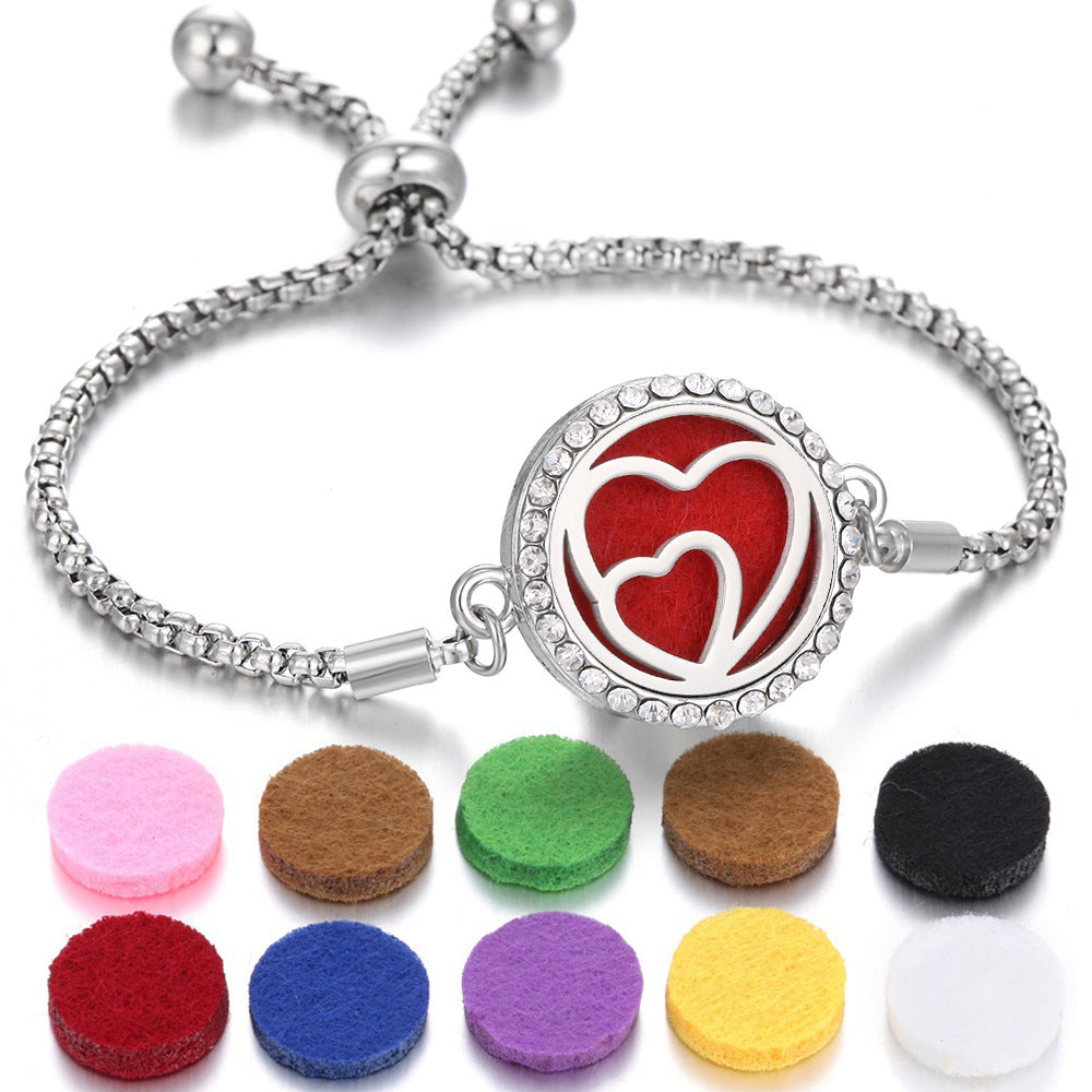 New Kaleidoscope Aromatherapy Bracelet Perfume Essential Oil Diffuser Locket Bracelet Charms Women Aroma Diffuser Jewelry - Fa'Ra Way