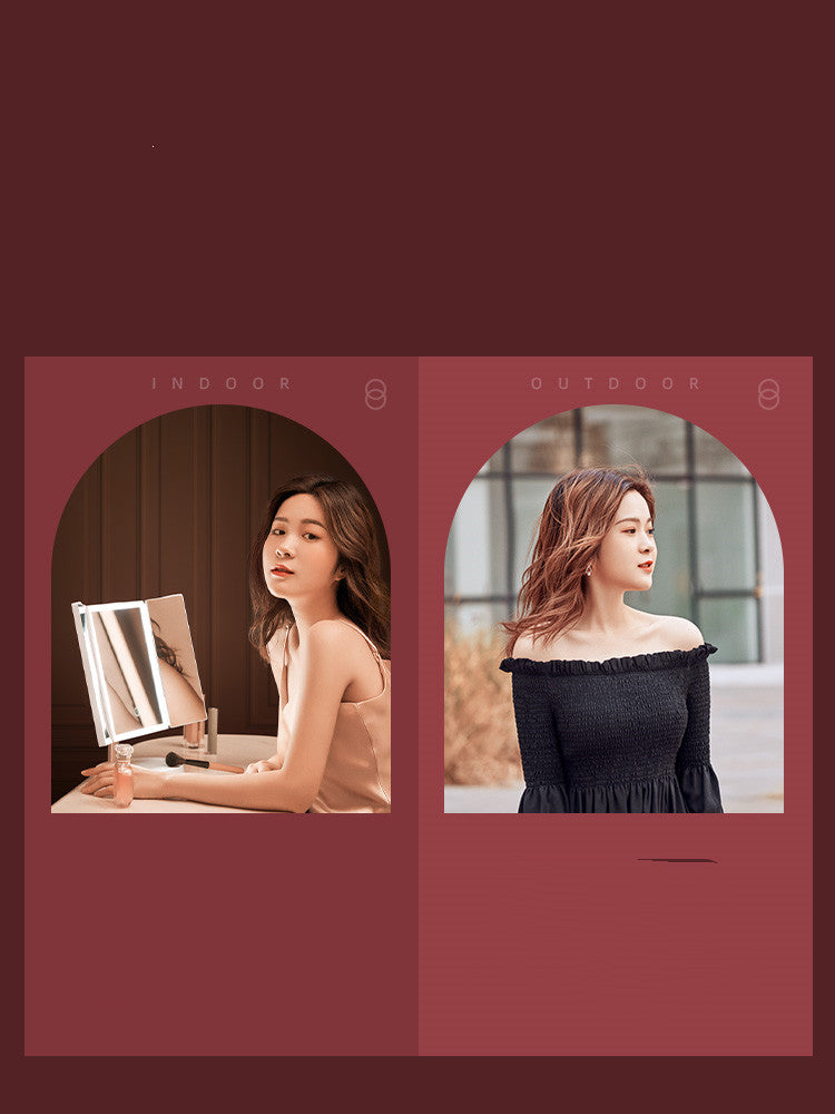 Smart LED Desktop Makeup Mirror - Fa'Ra Way