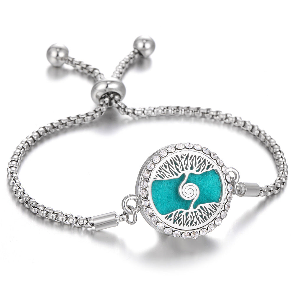 New Kaleidoscope Aromatherapy Bracelet Perfume Essential Oil Diffuser Locket Bracelet Charms Women Aroma Diffuser Jewelry - Fa'Ra Way