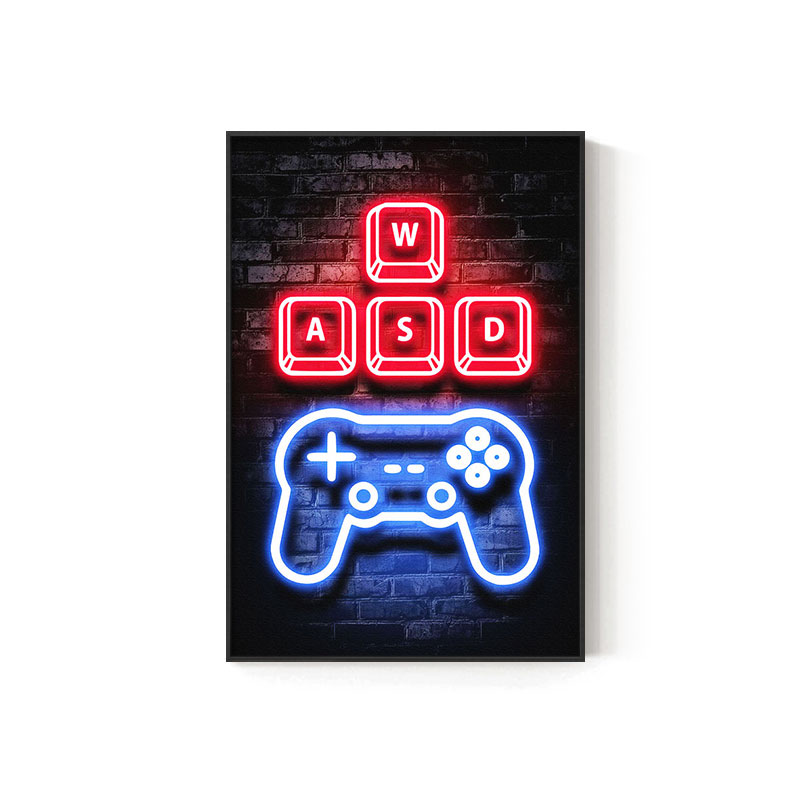 Framed LED Gamer Wall Deco - Fa'Ra Way
