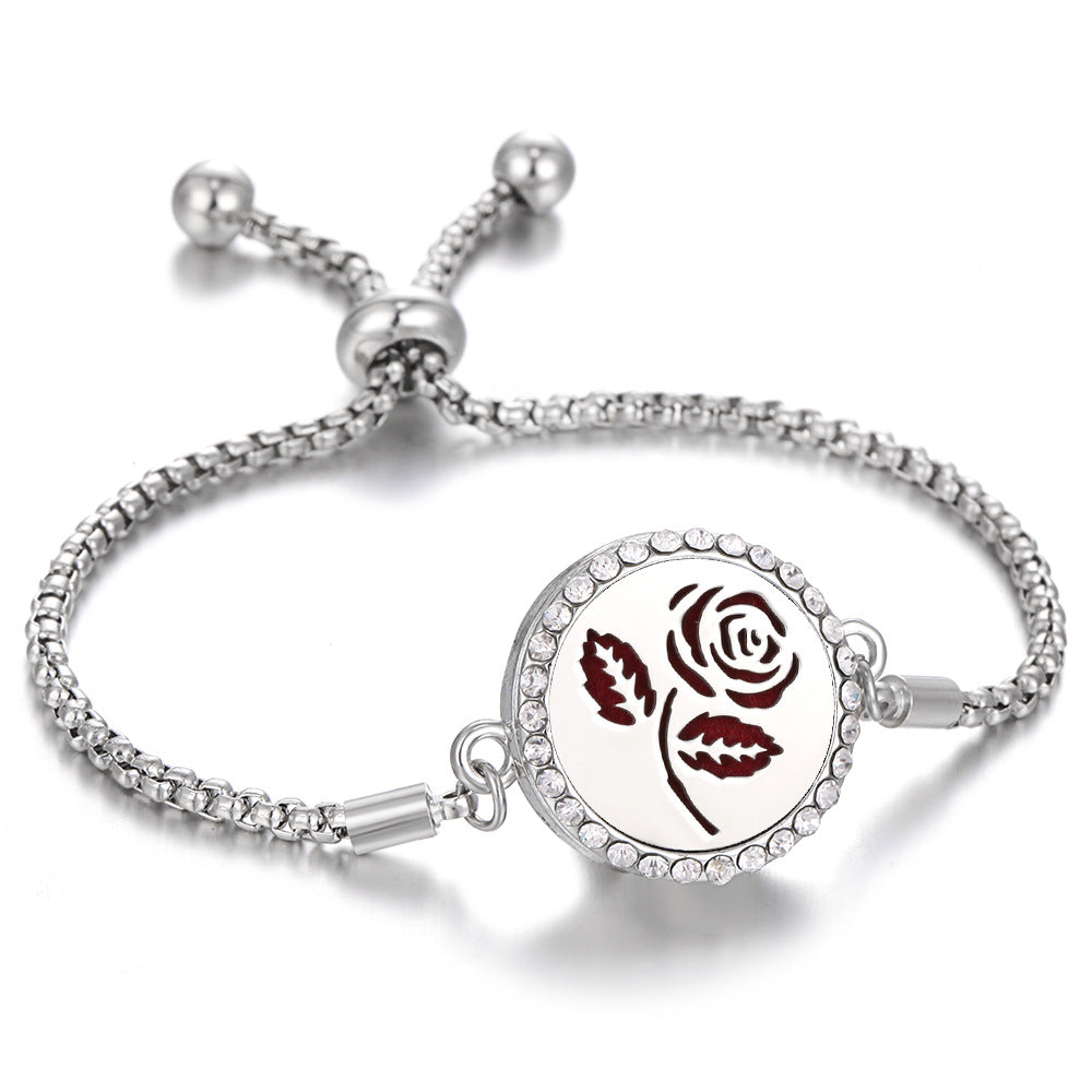 New Kaleidoscope Aromatherapy Bracelet Perfume Essential Oil Diffuser Locket Bracelet Charms Women Aroma Diffuser Jewelry - Fa'Ra Way