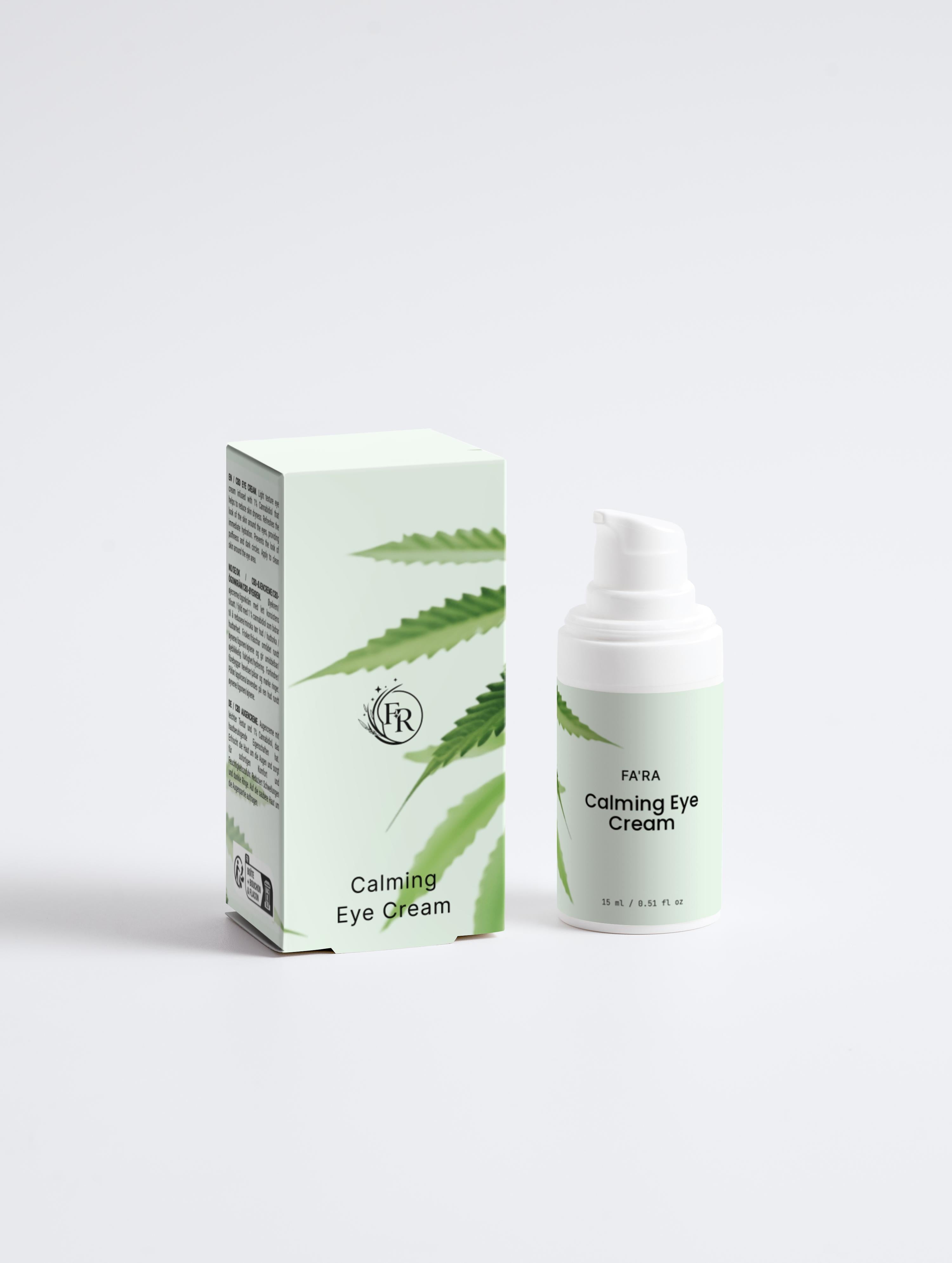 Calming Eye Cream with 1% CBD | Reduces Puffiness & Dark Circle by FA'RA - Fa'Ra Way