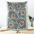 Vintage American Country Woven Throw | 100% Cotton Floral & Nature Tapestry - Fa'Ra Way