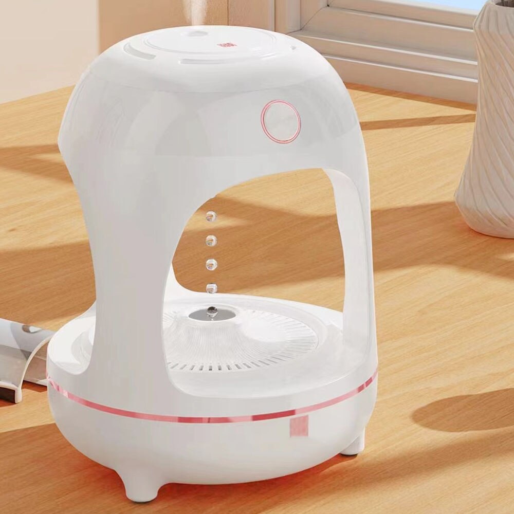 Anti-Gravity Levitating Water Drop Humidifier – Ultrasonic Cool Mist Fountain & LED Night Light - Fa'Ra Way