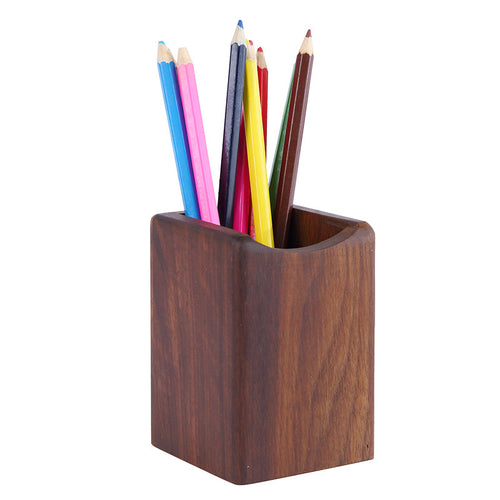 Artisan Wooden Pen Holder - Natural Beech Desktop Organizer - Fa'Ra Way