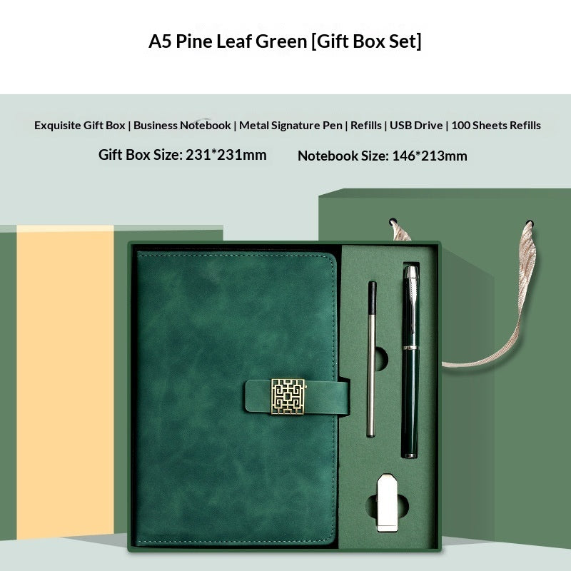 Premium Leather Notebook & Insulated Mug Gift Set - Fa'Ra Way