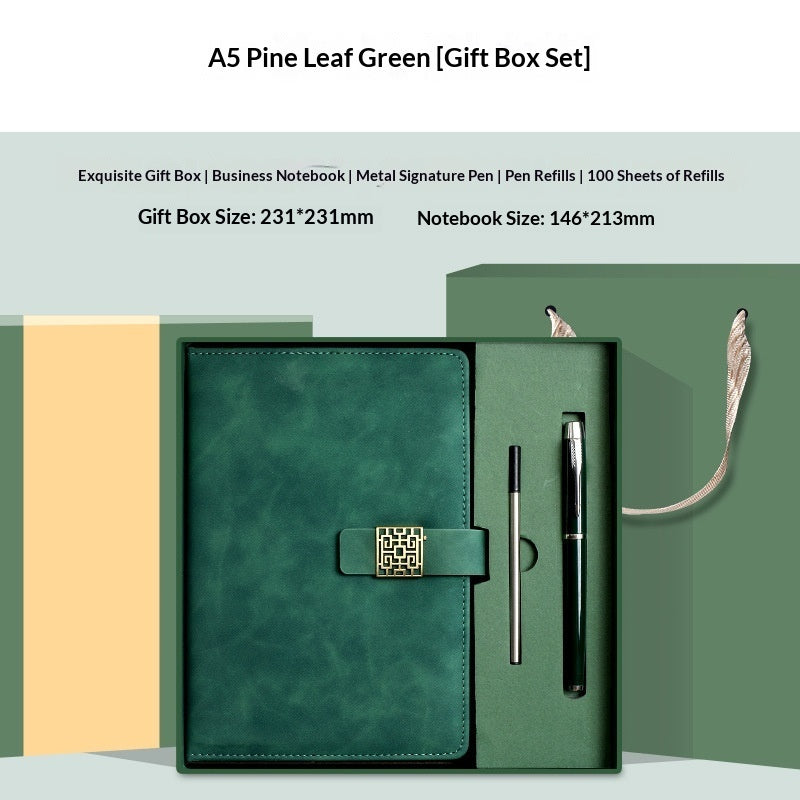 Premium Leather Notebook & Insulated Mug Gift Set - Fa'Ra Way