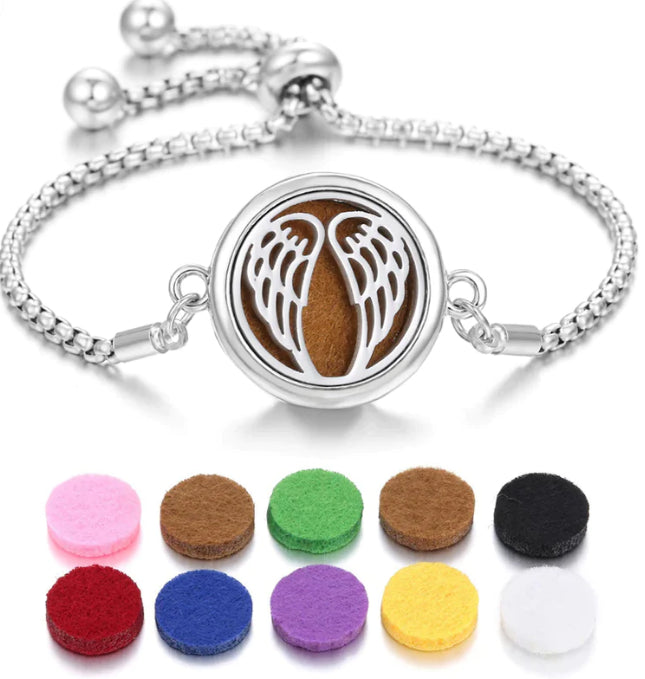 New Kaleidoscope Aromatherapy Bracelet Perfume Essential Oil Diffuser Locket Bracelet Charms Women Aroma Diffuser Jewelry - Fa'Ra Way