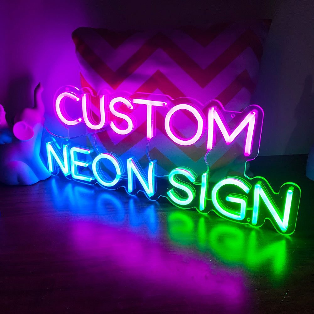 Custom LED Neon Letter Sign – Personalized Wall Art Decor - Fa'Ra Way