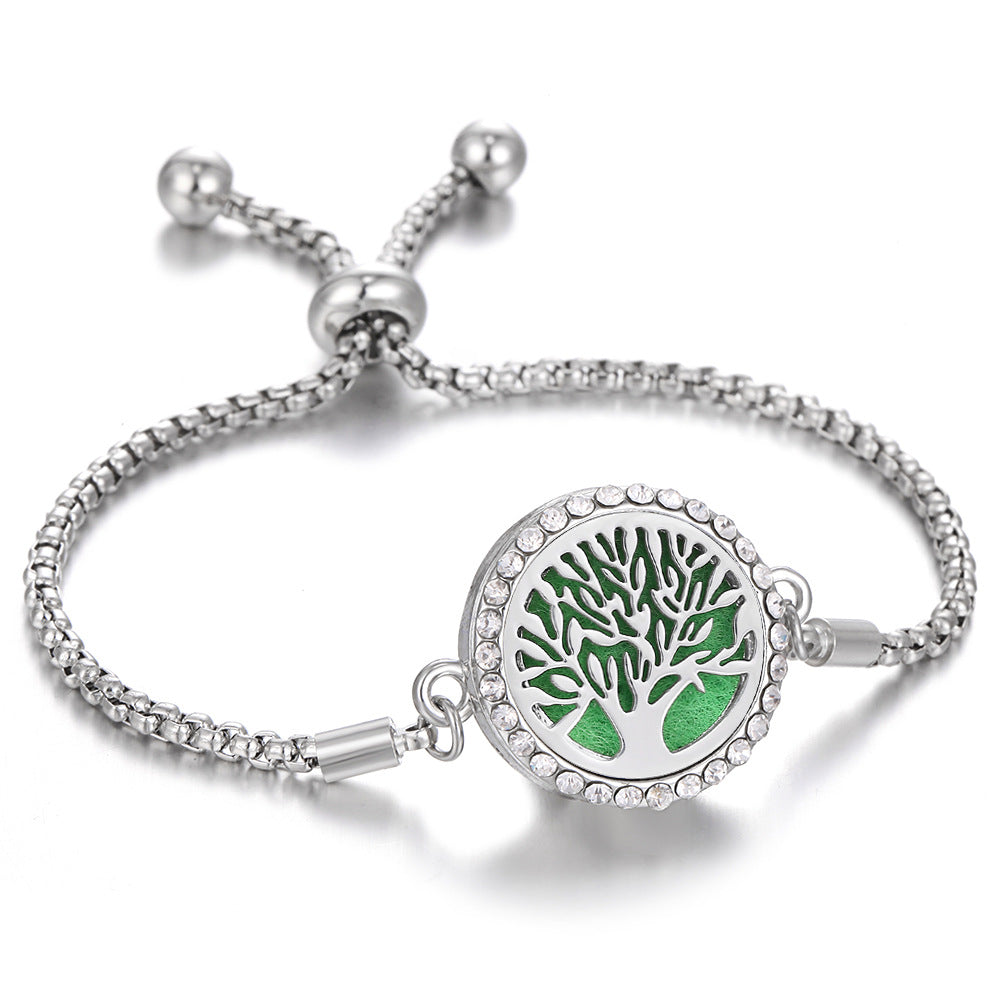 New Kaleidoscope Aromatherapy Bracelet Perfume Essential Oil Diffuser Locket Bracelet Charms Women Aroma Diffuser Jewelry - Fa'Ra Way