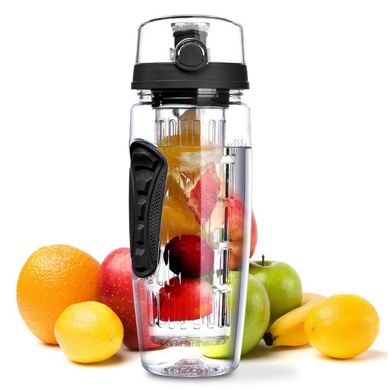 32Oz Fruit Infusing Infuser Water Bottle Water Fruit Bottle BPA Free Plastic Sport Fruit Infuser Water Bottles With Infuser Juice Shaker Drink Bottle Of Water - Fa'Ra Way