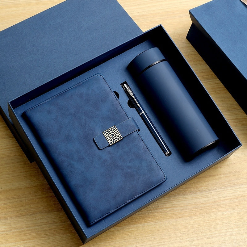 Premium Leather Notebook & Insulated Mug Gift Set - Fa'Ra Way