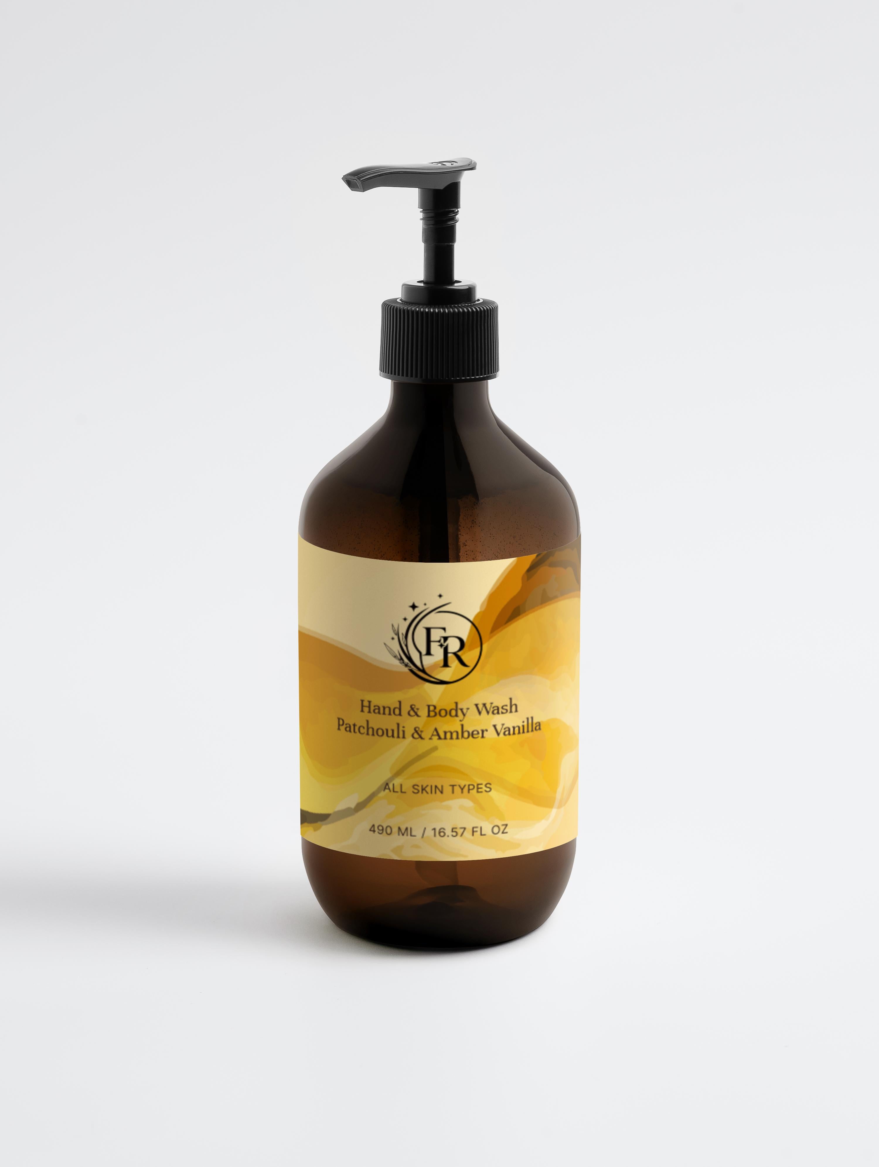 Hand & Body Wash, Patchouli & Amber Vanilla by FA'RA - Fa'Ra Way