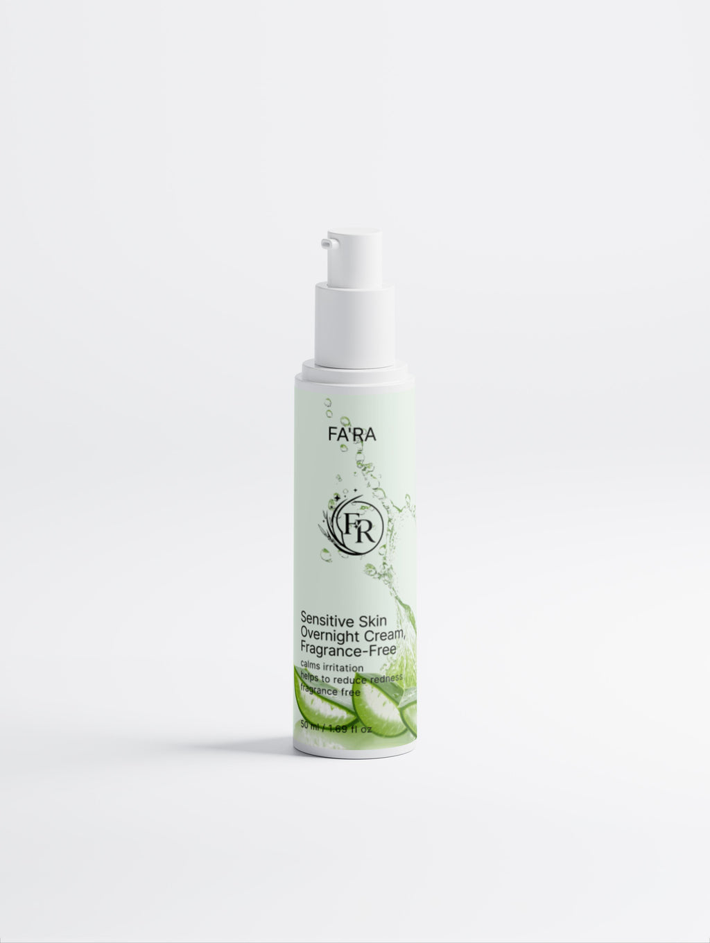 Fragrance-Free Overnight Cream for Sensitive Skin | Aloe & Hyaluronic Acid by FA'RA - Fa'Ra Way