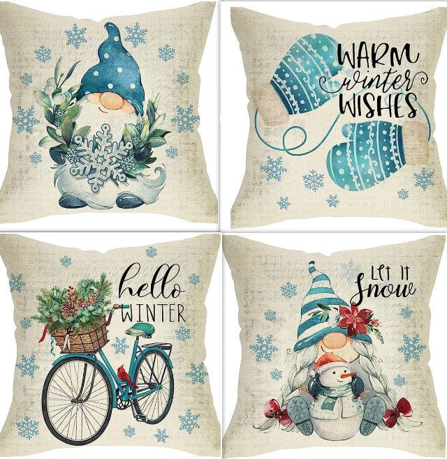 Nordic Winter Series Throw Pillow Cover - Fa'Ra Way