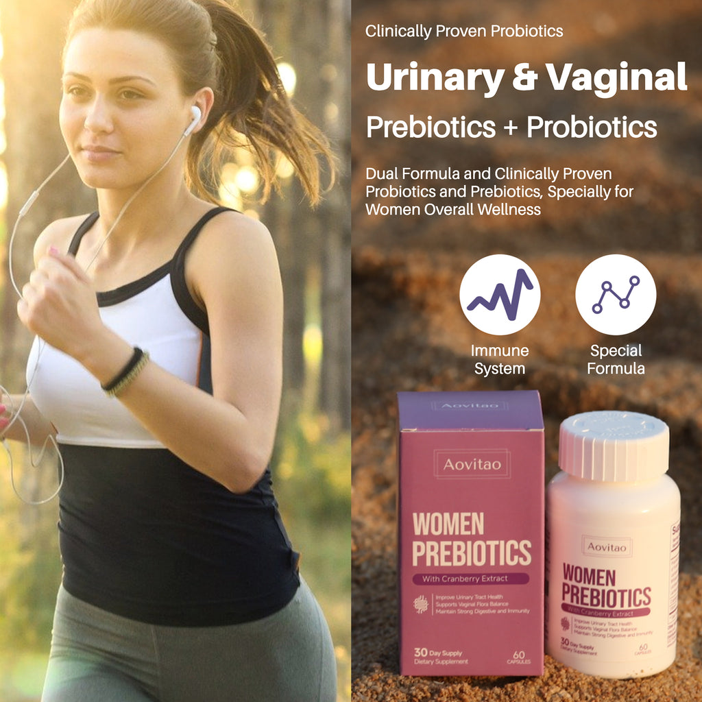 Vaginal Probiotics Women Ph Balance Pills Female Gut Health Prebiotics 60 Billion CFU Capsules Digestive Urinary Tract Support - Fa'Ra Way
