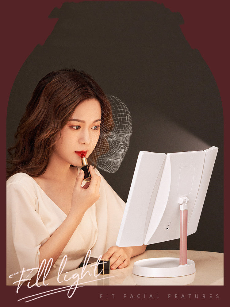 Smart LED Desktop Makeup Mirror - Fa'Ra Way