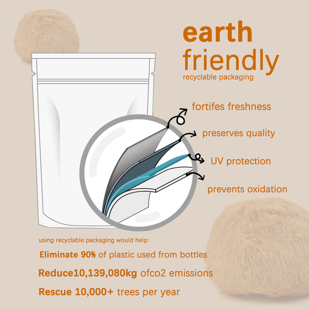 Food Health Organic Lion Bristle Mushroom Powder - Fa'Ra Way