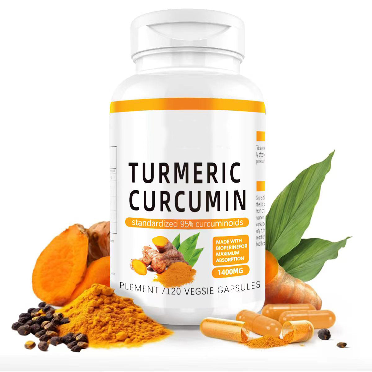 Natural Compound Curcumin Capsules - Fa'Ra Way
