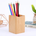 Artisan Wooden Pen Holder - Natural Beech Desktop Organizer - Fa'Ra Way