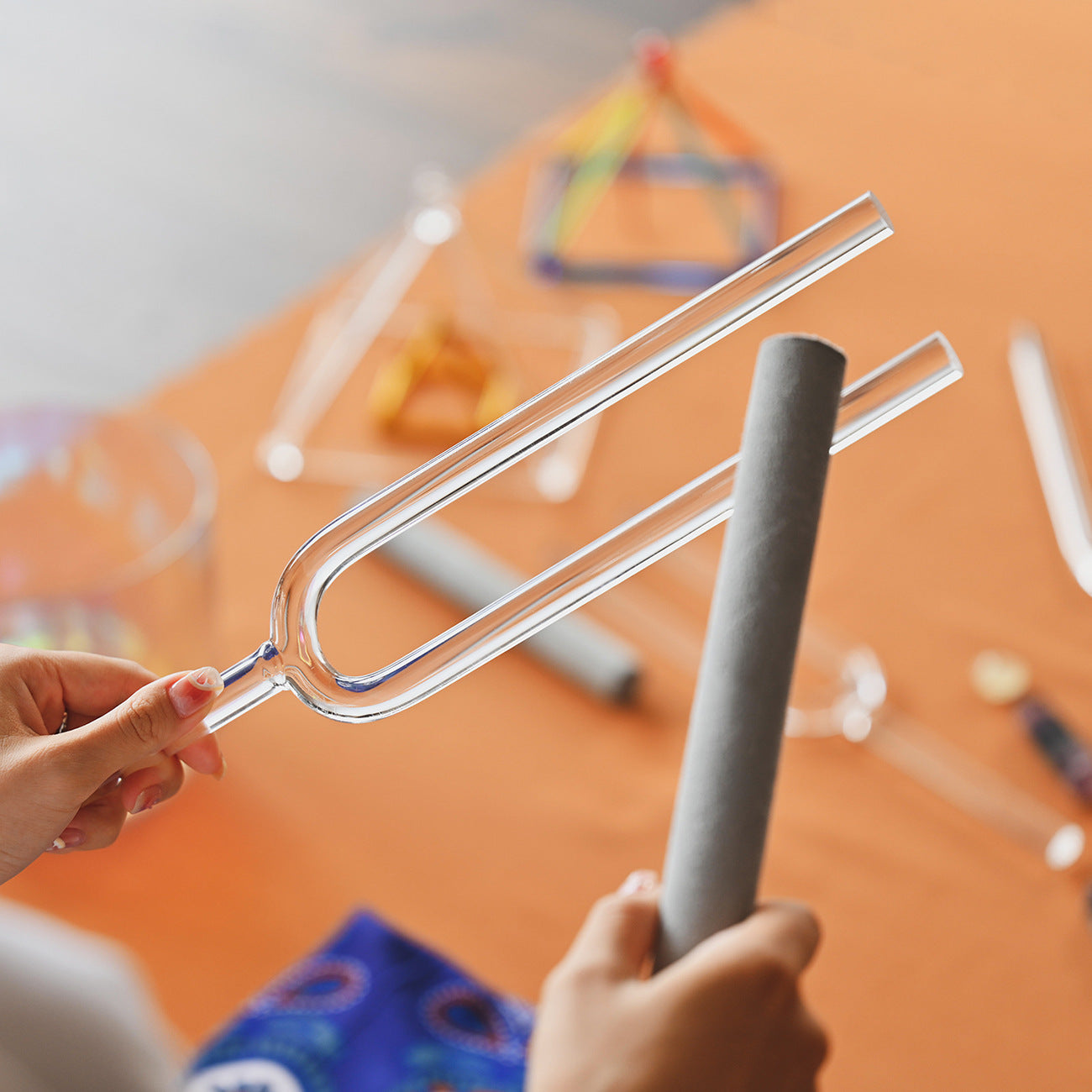 Crystal Clear Sound Therapy Tuning Fork - Meditation & Healing Tool - Fa'Ra Way