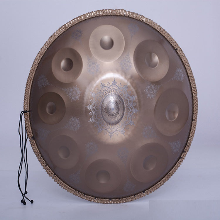 Mandala Engraved Version Hand Disc Drum Music Instrument - Fa'Ra Way
