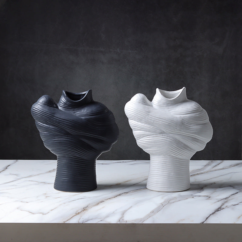 Modern Geometric Abstract Vase - Fa'Ra Way