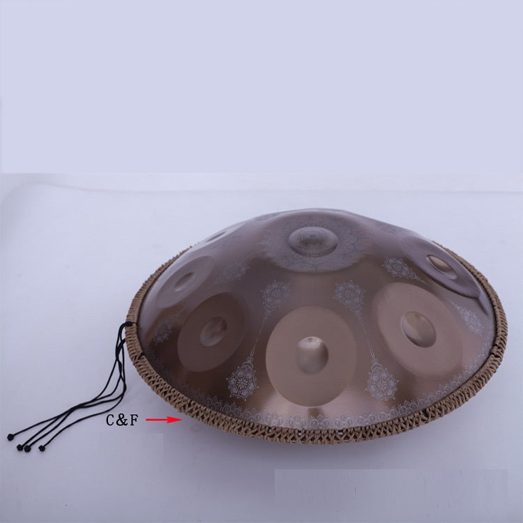 Mandala Engraved Version Hand Disc Drum Music Instrument - Fa'Ra Way