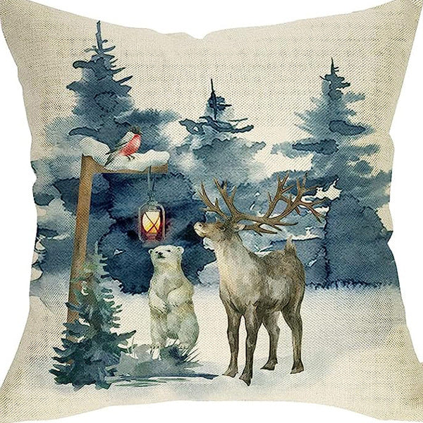 Nordic Winter Series Throw Pillow Cover - Fa'Ra Way