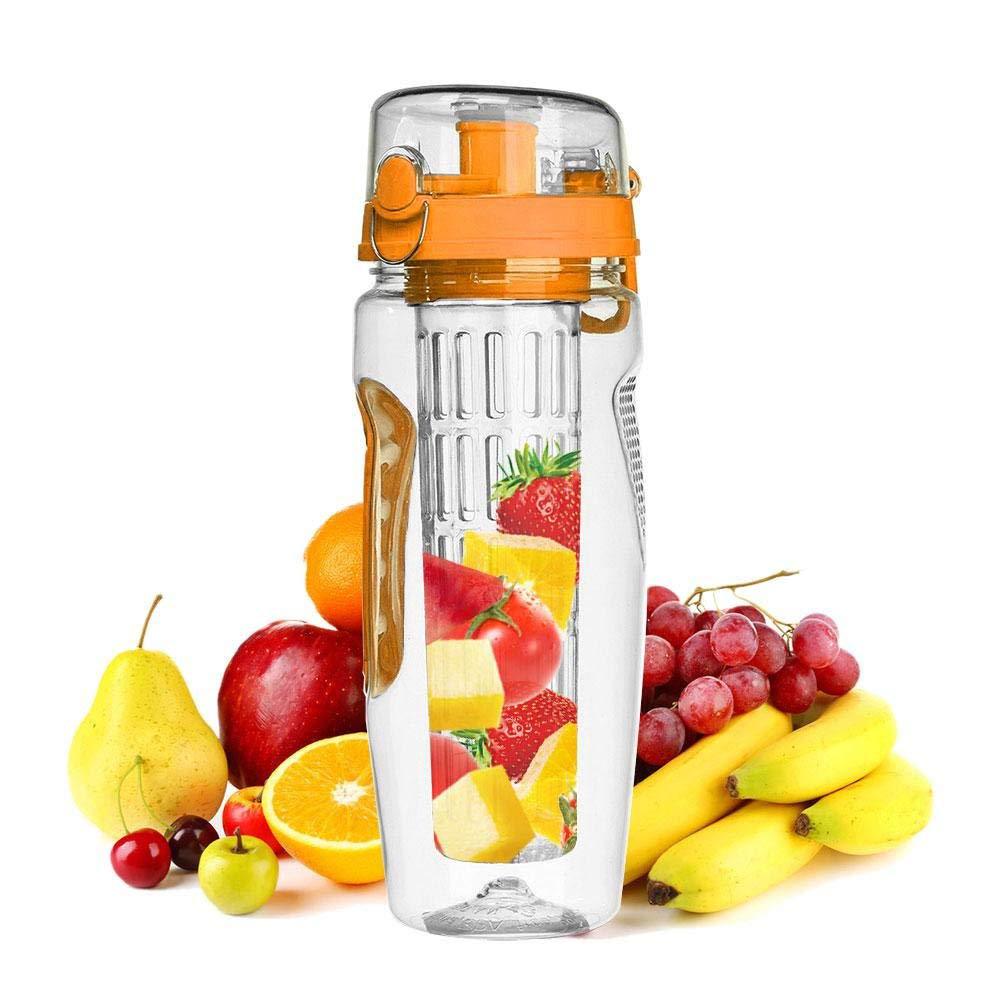 32Oz Fruit Infusing Infuser Water Bottle Water Fruit Bottle BPA Free Plastic Sport Fruit Infuser Water Bottles With Infuser Juice Shaker Drink Bottle Of Water - Fa'Ra Way