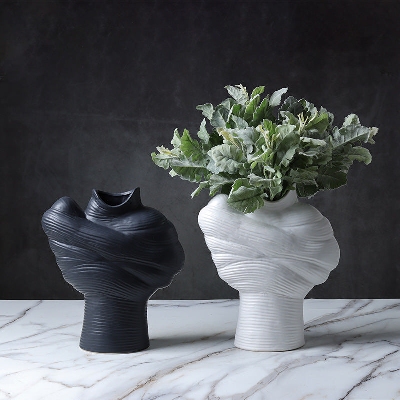 Modern Geometric Abstract Vase - Fa'Ra Way
