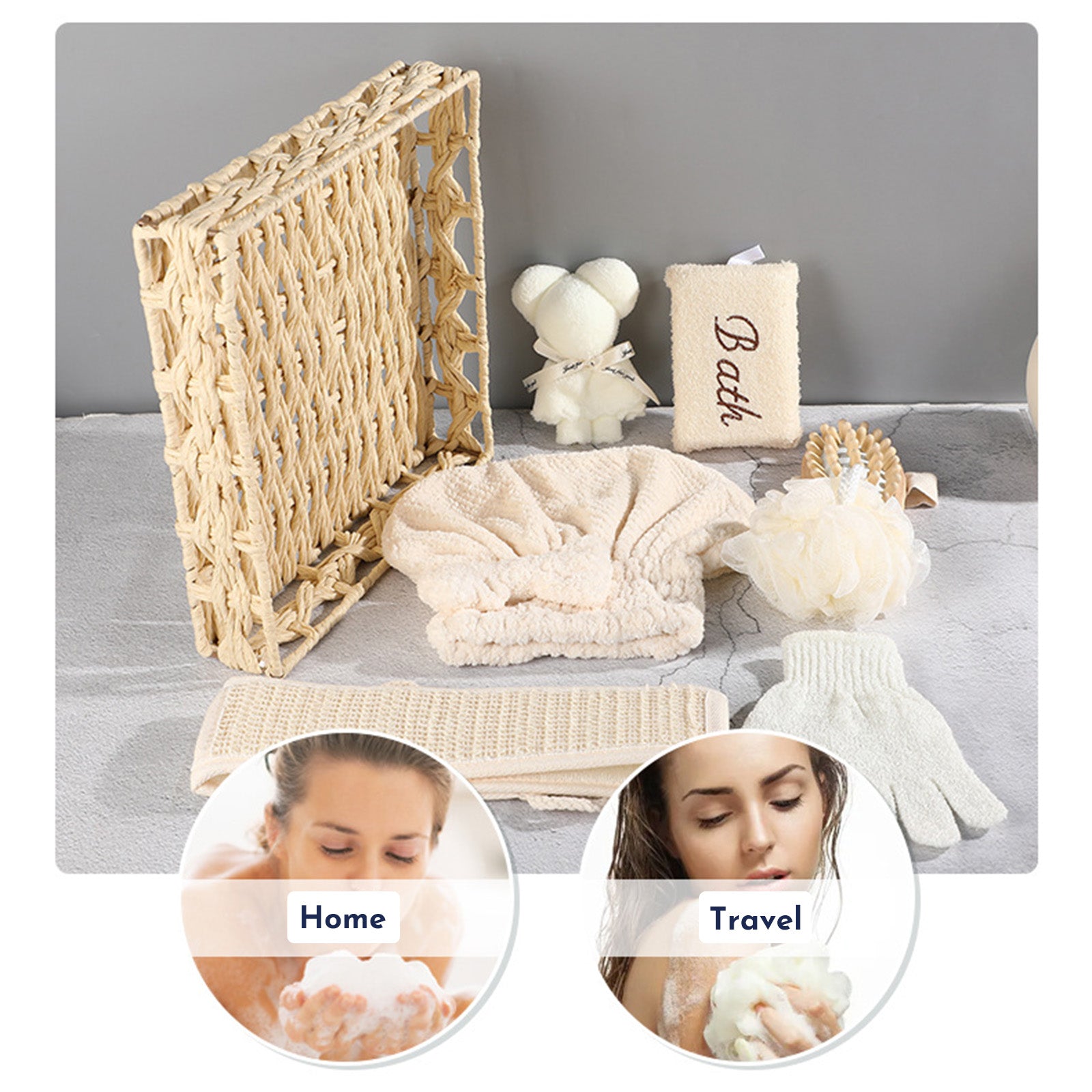 Luxury Bear & Coral Velvet Spa Gift Set - Fa'Ra Way