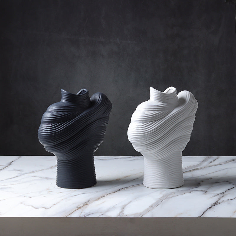 Modern Geometric Abstract Vase - Fa'Ra Way