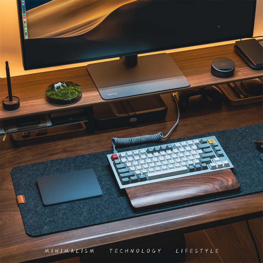 Minimalist Felt Desk Mat – Ultra-Soft Protective Mouse Pad - Fa'Ra Way