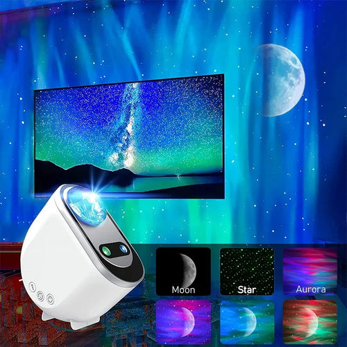 Aurora Borealis Starlight Projectors LED Galaxy Star Atmosphere Galaxy Night Light Home Bedroom Sky Moon Lamp Room Decor Gift - Fa'Ra Way