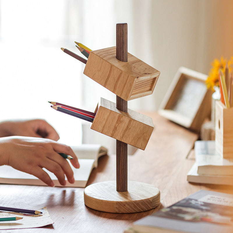 Creative Wood Pen Holder - Fa'Ra Way