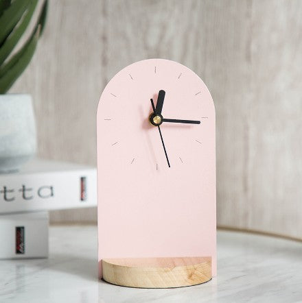 A few Clocks, Wrought Iron Wooden Base Clocks, Soft Decoration Supplies For Home Model Rooms - Fa'Ra Way