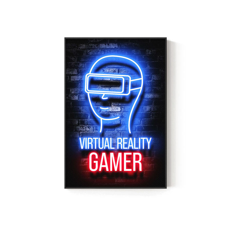 Framed LED Gamer Wall Deco - Fa'Ra Way