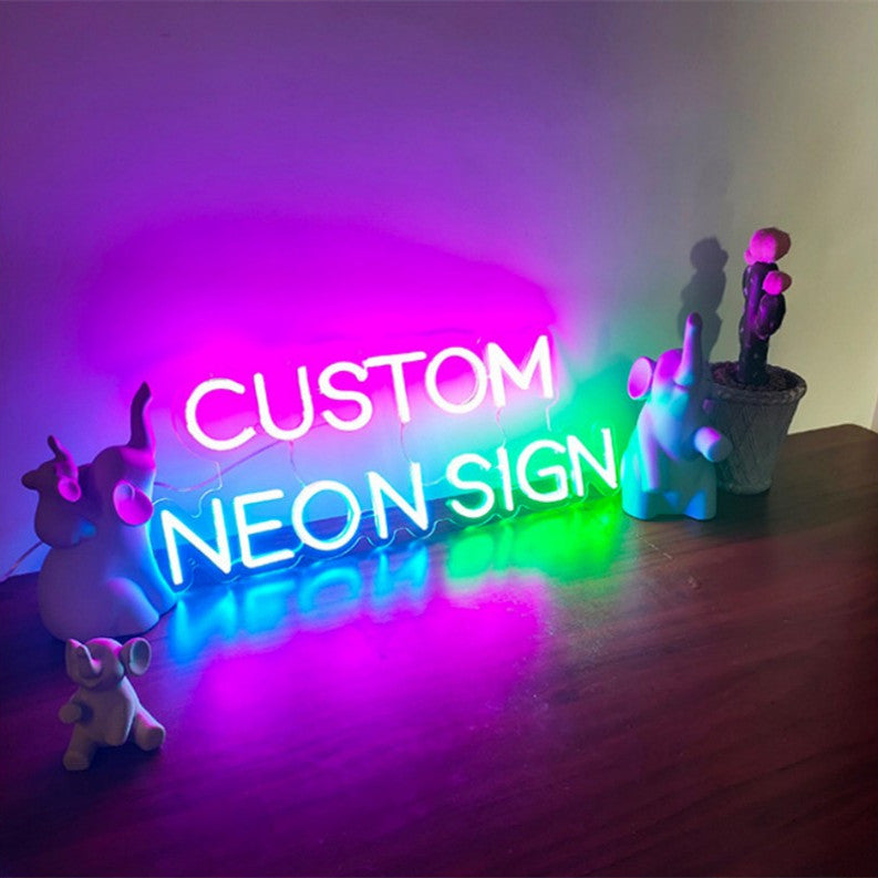 Custom LED Neon Letter Sign – Personalized Wall Art Decor - Fa'Ra Way