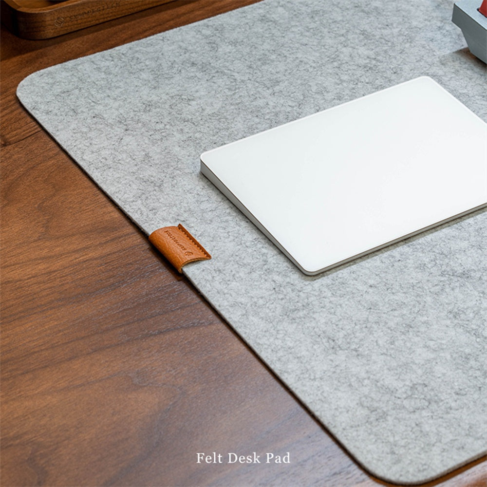 Minimalist Felt Desk Mat – Ultra-Soft Protective Mouse Pad - Fa'Ra Way