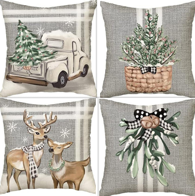 Nordic Winter Series Throw Pillow Cover - Fa'Ra Way