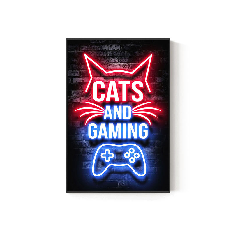 Framed LED Gamer Wall Deco - Fa'Ra Way
