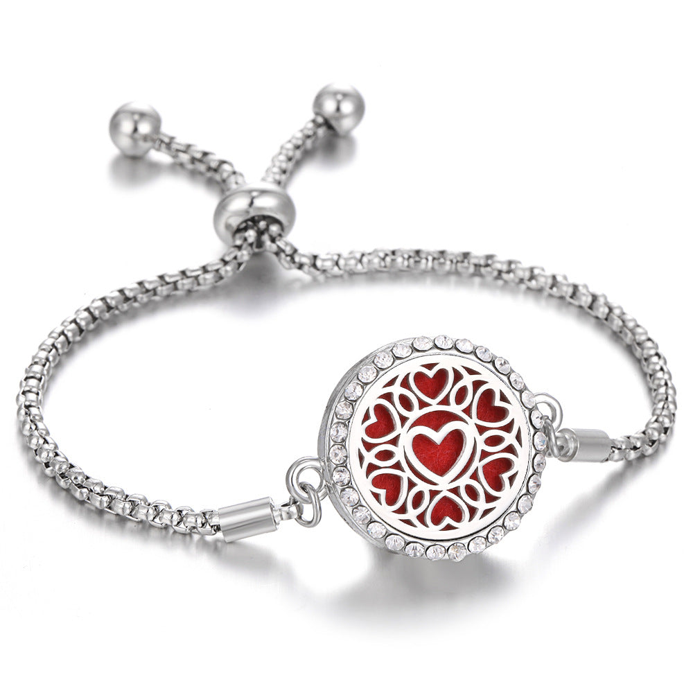 New Kaleidoscope Aromatherapy Bracelet Perfume Essential Oil Diffuser Locket Bracelet Charms Women Aroma Diffuser Jewelry - Fa'Ra Way