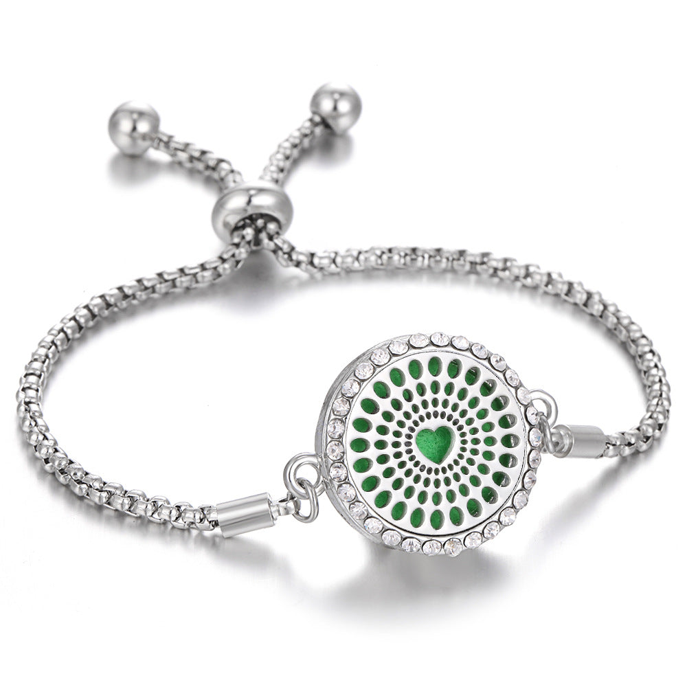 New Kaleidoscope Aromatherapy Bracelet Perfume Essential Oil Diffuser Locket Bracelet Charms Women Aroma Diffuser Jewelry - Fa'Ra Way