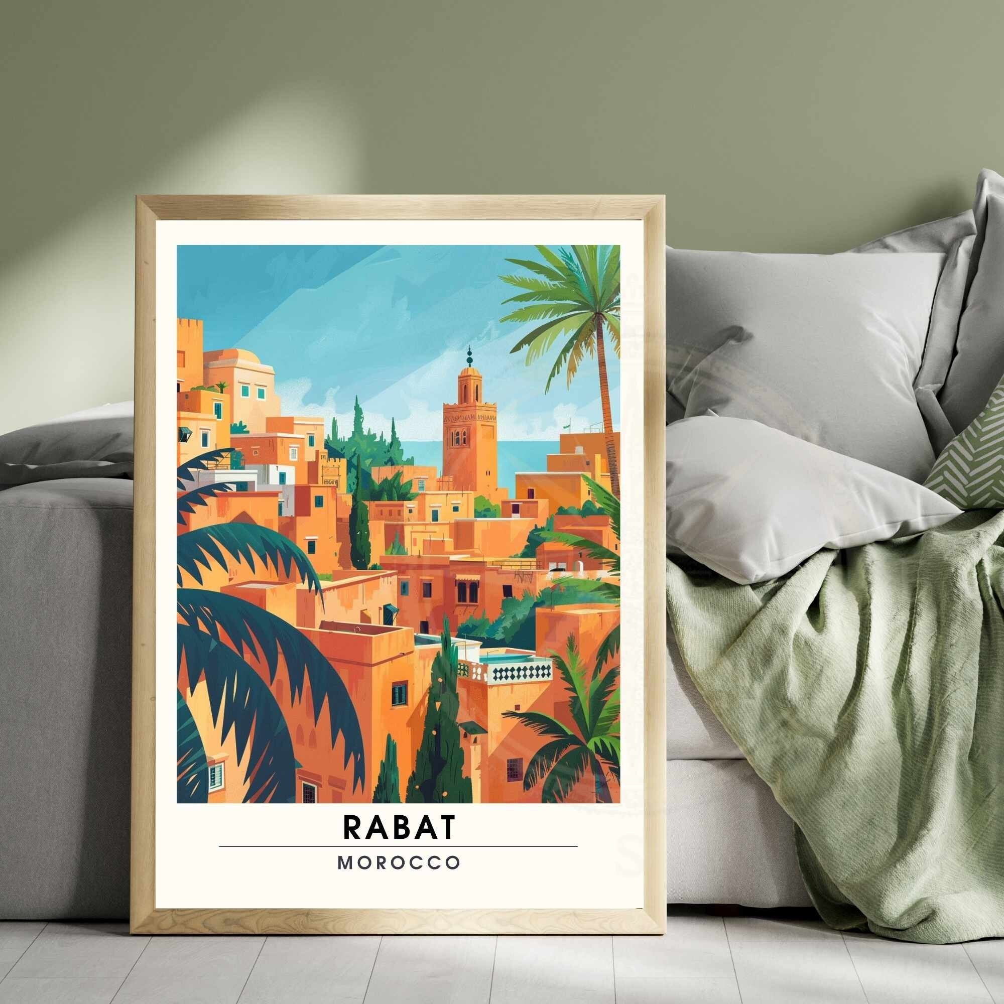 Affiche Rabat, Marco | Impression Rabat  | Affiche de voyage Rabat-1