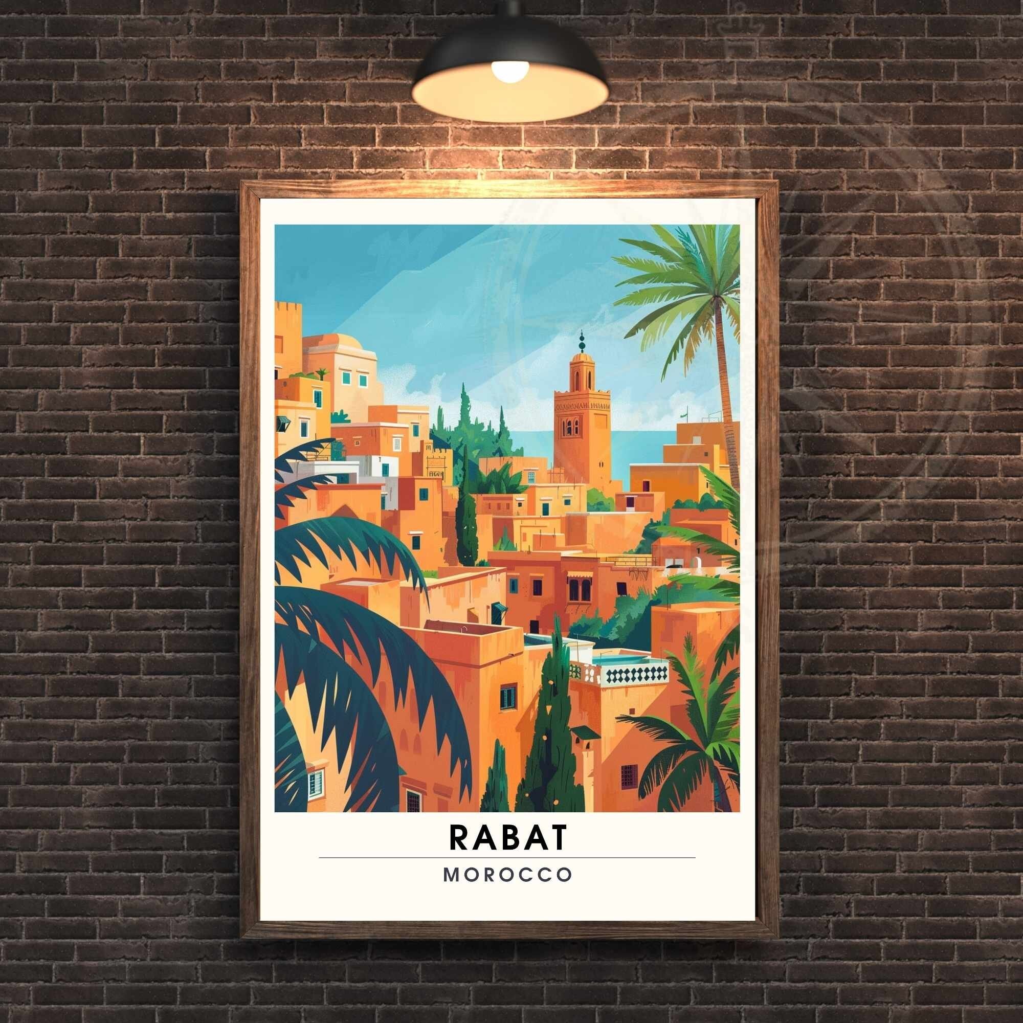 Affiche Rabat, Marco | Impression Rabat  | Affiche de voyage Rabat-3